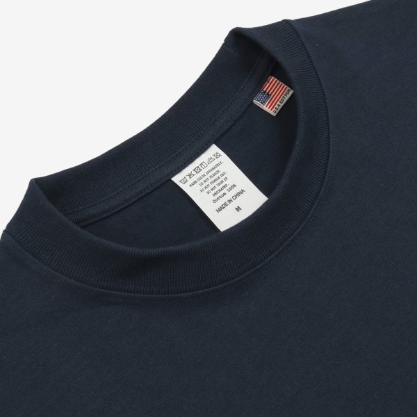 8oz USA Cotton T-Shirt - Navy Supply