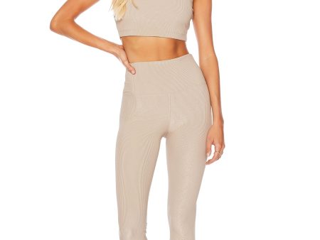 Beach Riot Glitter Anna Legging - Taupe Supply