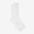 USA Cotton Crew Sock - All White Online Sale