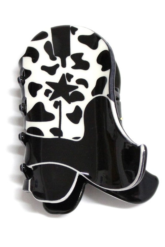 Cow Boot Claw Clip- Black Online Sale