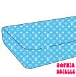 Blue Crib   Toddler Fitted Sheet Online