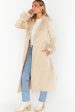 Show Me Your Mumu Penny Lane Coat -Beige Hot on Sale