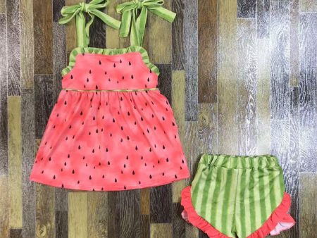 Watermelon Ruffle Summer Outfit on Sale