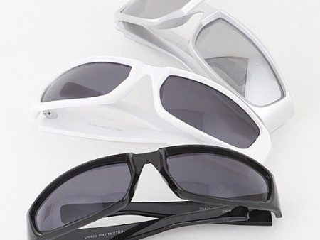 Curved Tinted Square Glasses Cheap