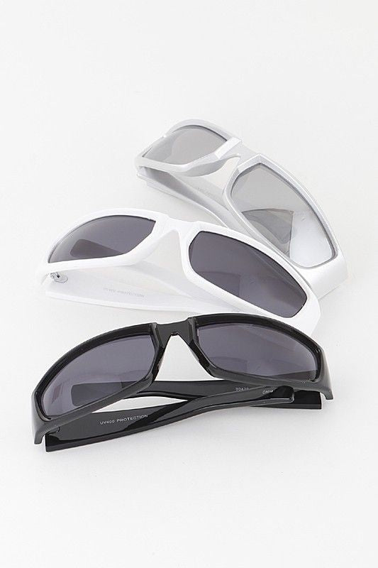 Curved Tinted Square Glasses Cheap