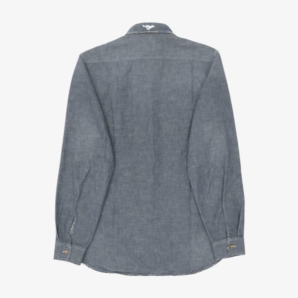 Distressed Chambray Shirt Online Hot Sale