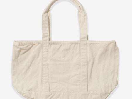 Cotton Canvas Tote - Ecru For Sale