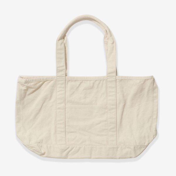 Cotton Canvas Tote - Ecru For Sale