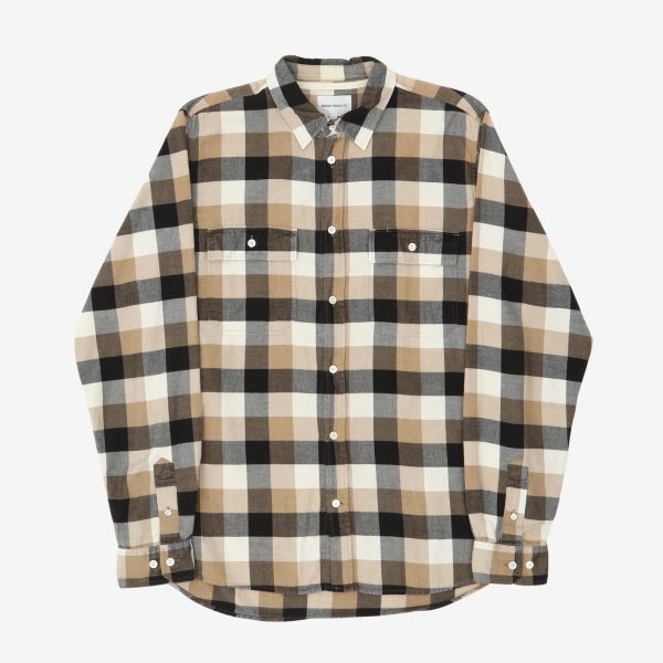 Villads Brushed Flannel Shirt Online Hot Sale