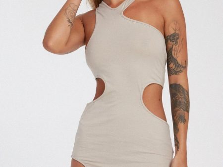 Motel Rocks Charlene Mini Dress - Coconut Milk Online Sale