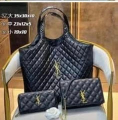 Black Y Purse Set Sale