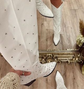 Billini Zoelle White Boots Discount