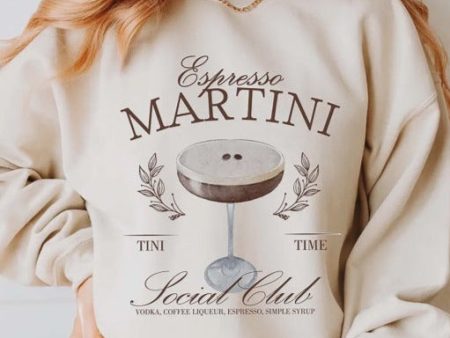 Espresso Martini Social Club Crewneck Online Sale