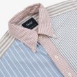 BD Patchwork Oxford Shirt For Cheap