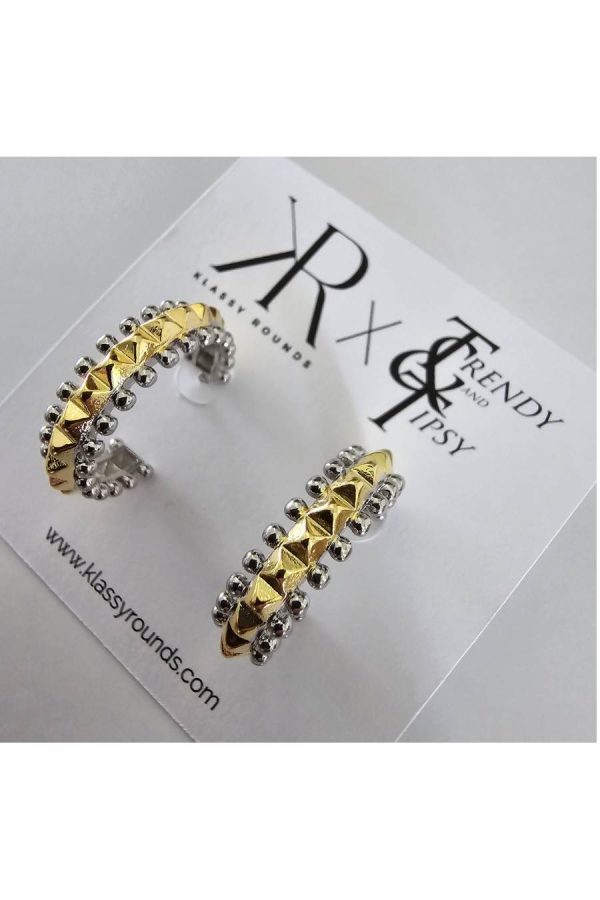 Katie s Luxe Studded Hoops Supply