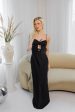 Allure Satin Maxi Dress For Cheap