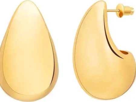 Raindrop Statement Earring - Gold Online Hot Sale