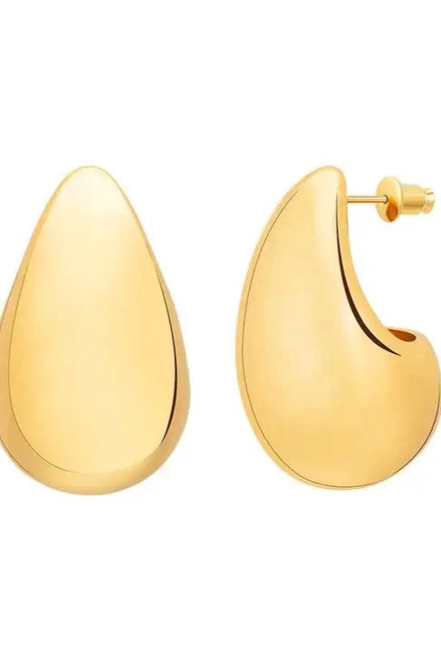 Raindrop Statement Earring - Gold Online Hot Sale