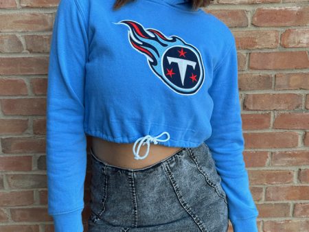 Titans Drawstring Crop Pullover Sale