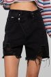 Criss Cross Shorts - Black For Discount