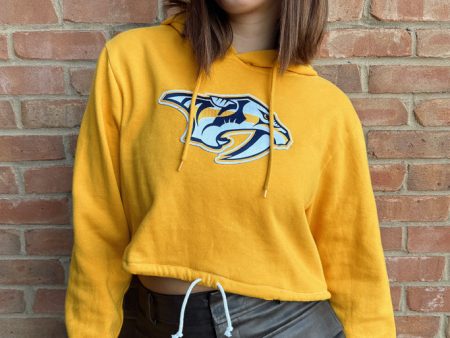 Predators Drawstring Crop Pullover Online Sale